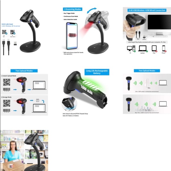 NetumScan 2D Barcode Scanner - Picture 3 of 3